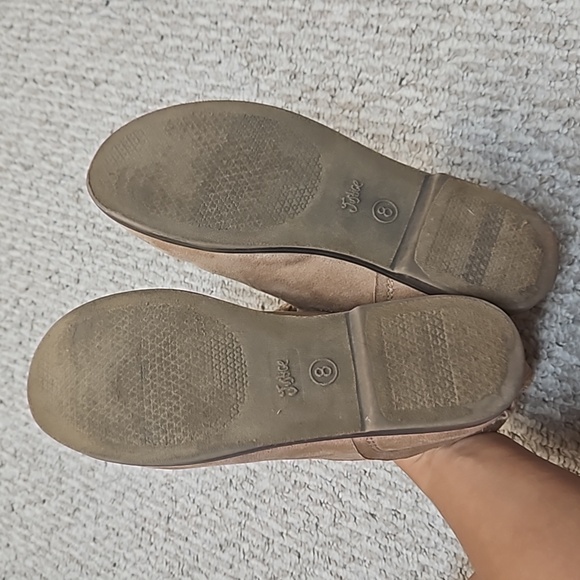 Justice Bohemian Lacy Slip On Lace and Suede Slouchy Booties Ankle Boots - Picture 7 of 7